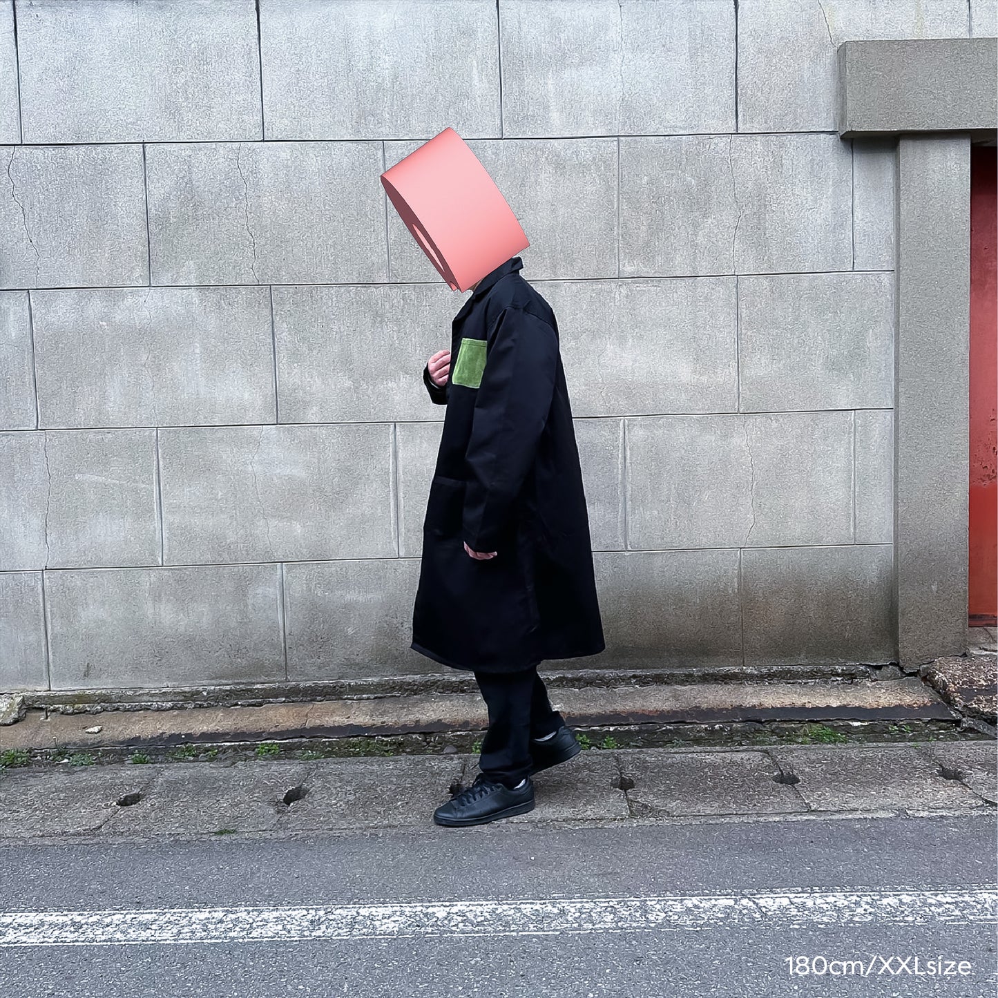 Leather Pocket Shop Coat