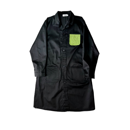 Leather Pocket Shop Coat