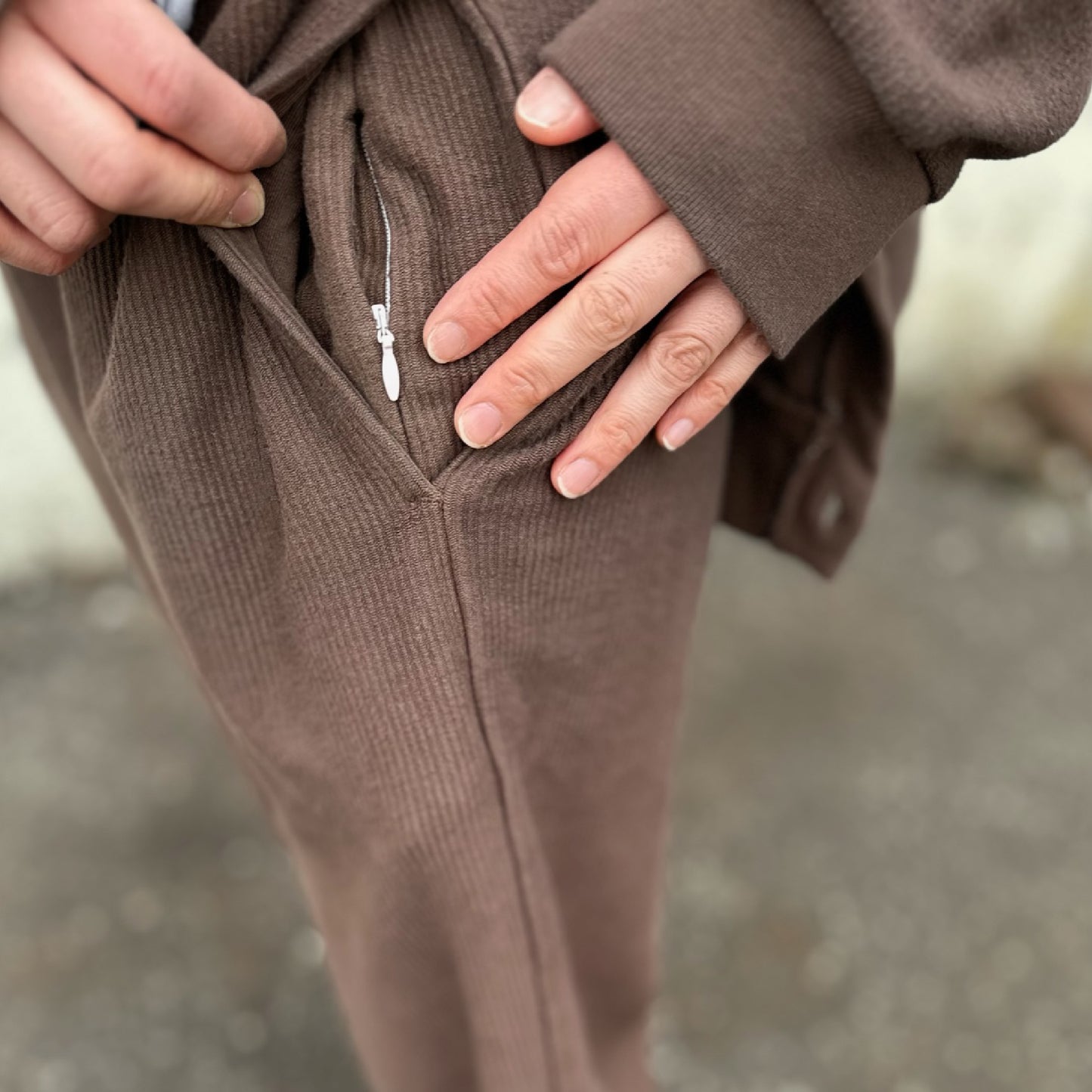 Cotton Corduroy Easy Pants